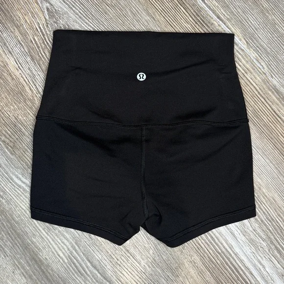Lululemon Athletica Black Groove Foldover Shorts EUC 2 - Picture 1 of 8